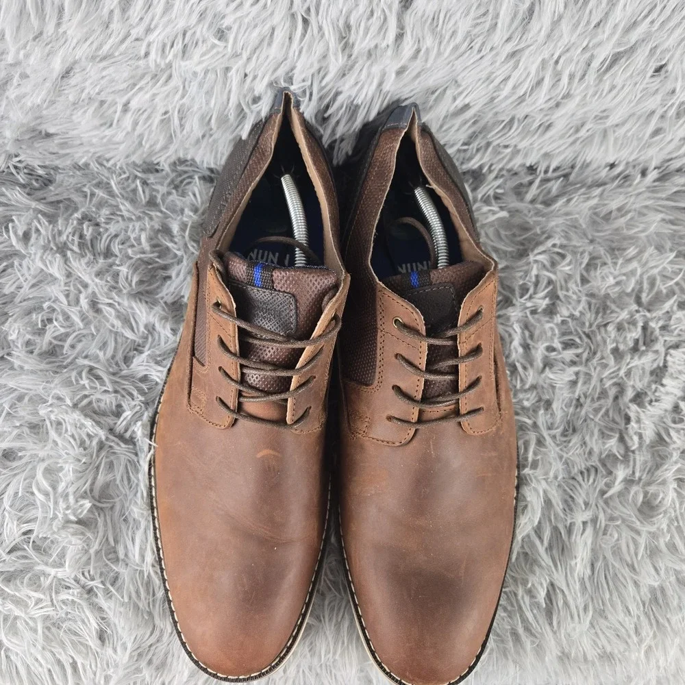 Nunn Bush Mens 13 Brown Leather‎ Kore City Walk Oxford 84889-226